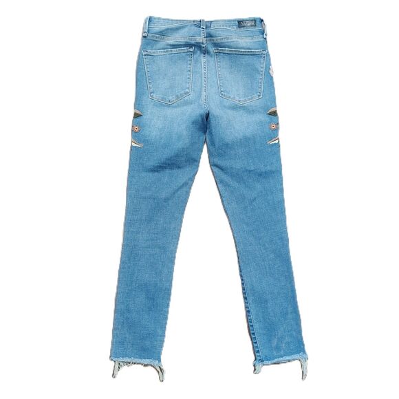 Abercrombie & Fitch Simone High Rise Ankle Floral Skinny 26 / 2 Stretch Jeans - Picture 2 of 4